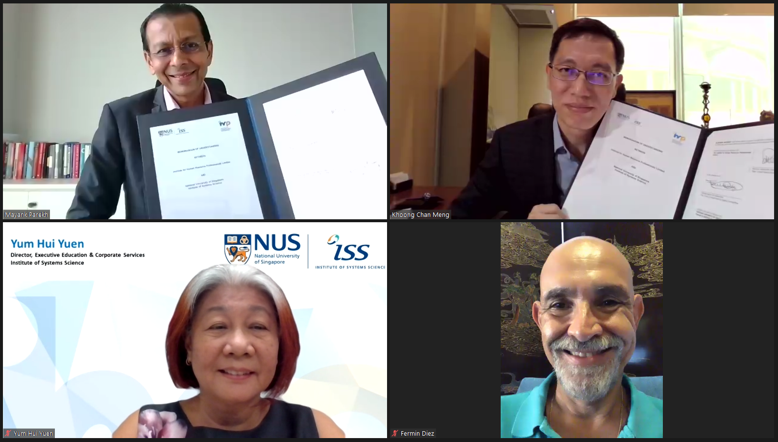 NUS-ISS x IHRP MOU