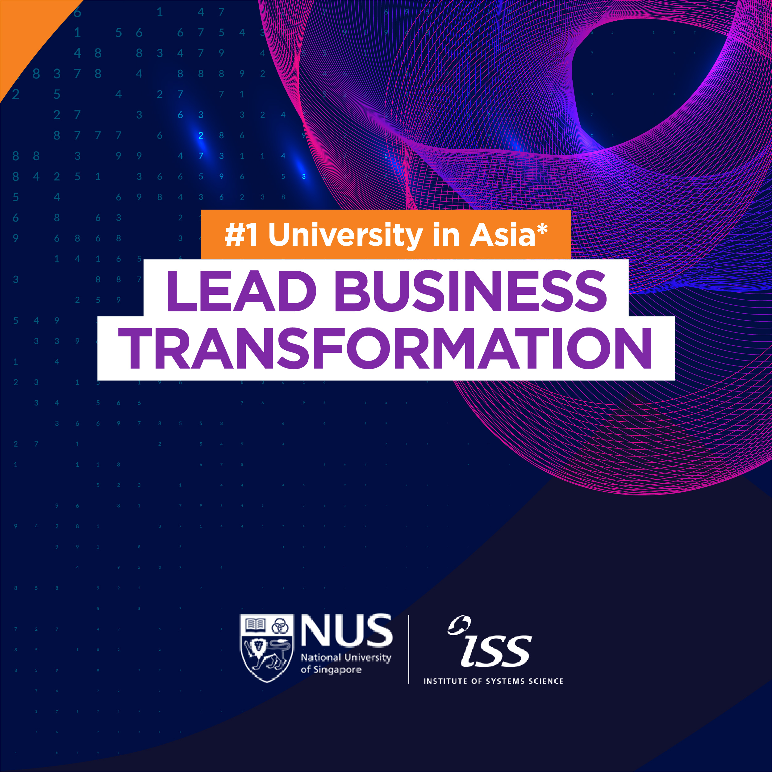NUS-ISS Master of Technology  in Digital Leadership 1-to-1 Consultation