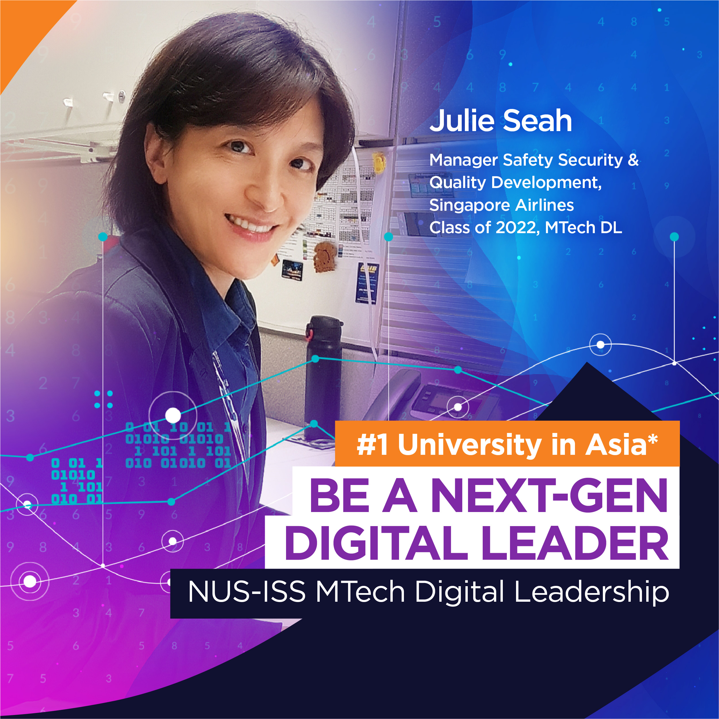 NUS-ISS Master of Technology  in Digital Leadership Preview 