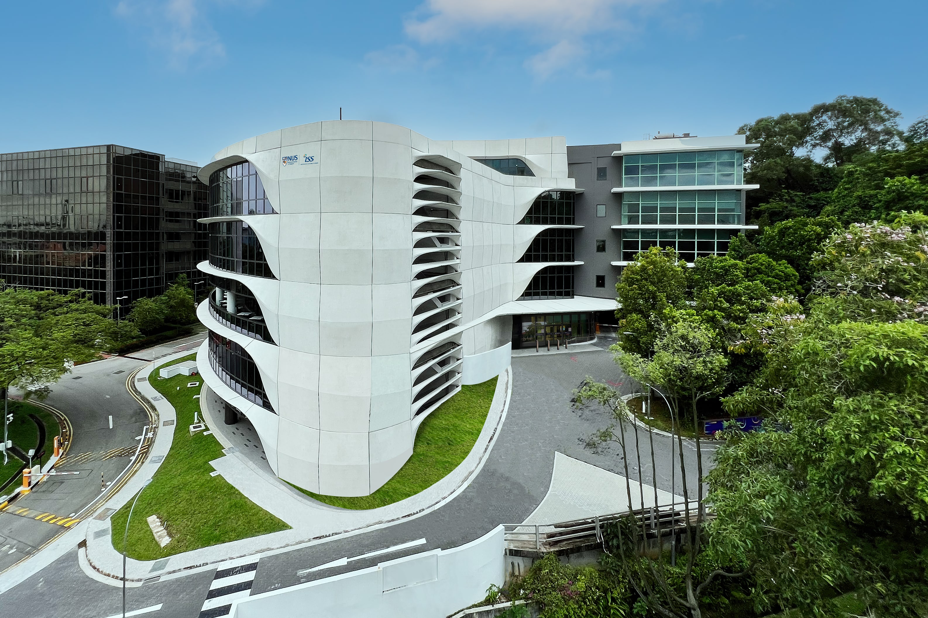Bold, dynamic, and ready to ride the waves: The new NUS-ISS building